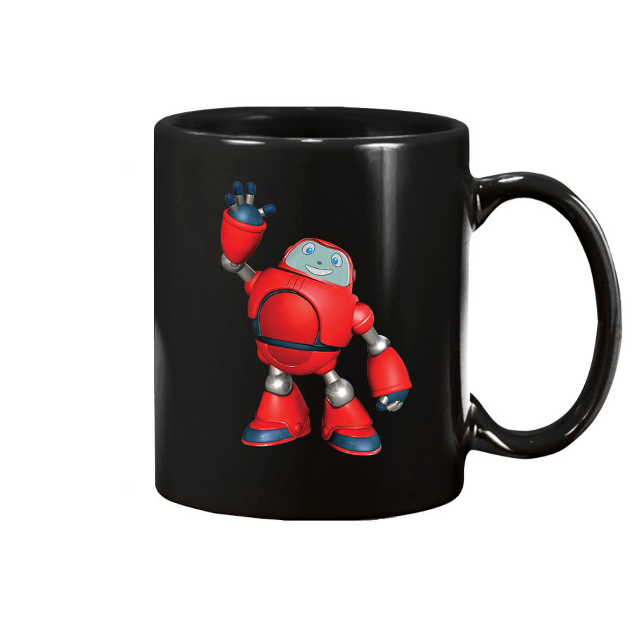 Gizmo Waving 15oz Black Ceramic Mug