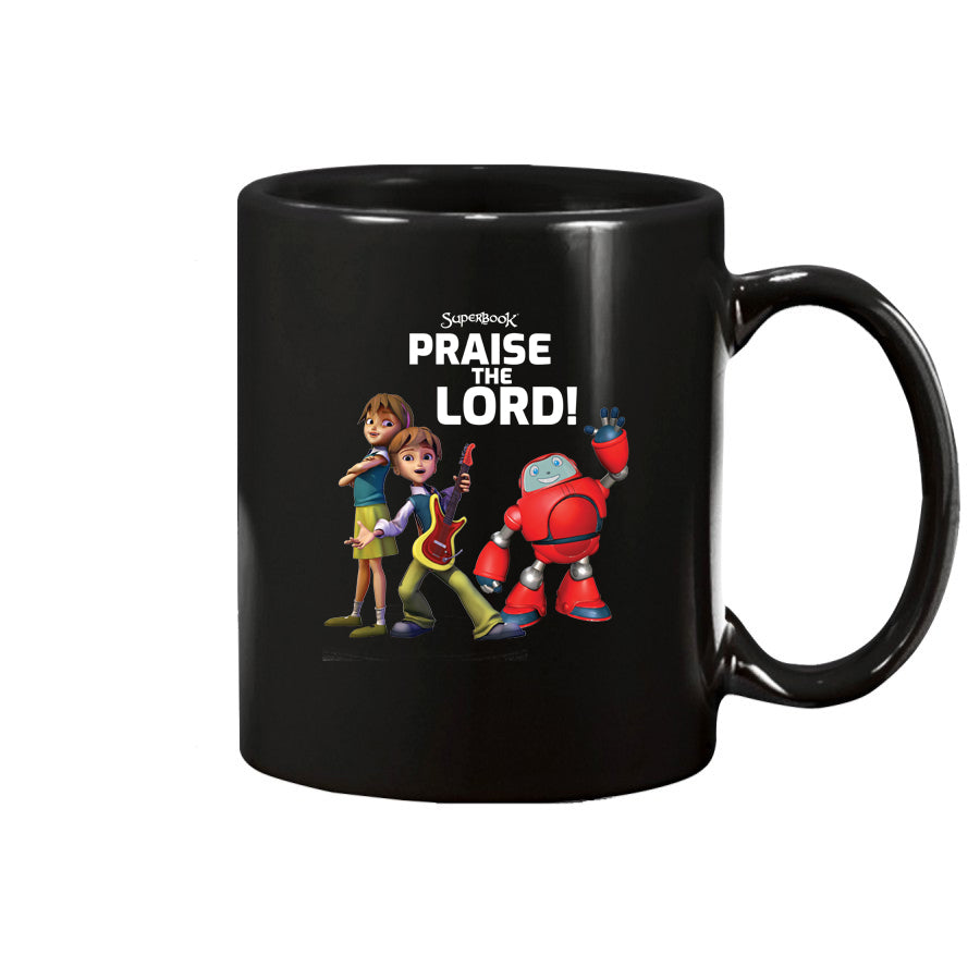Praise The Lord 15oz Black Ceramic Mug