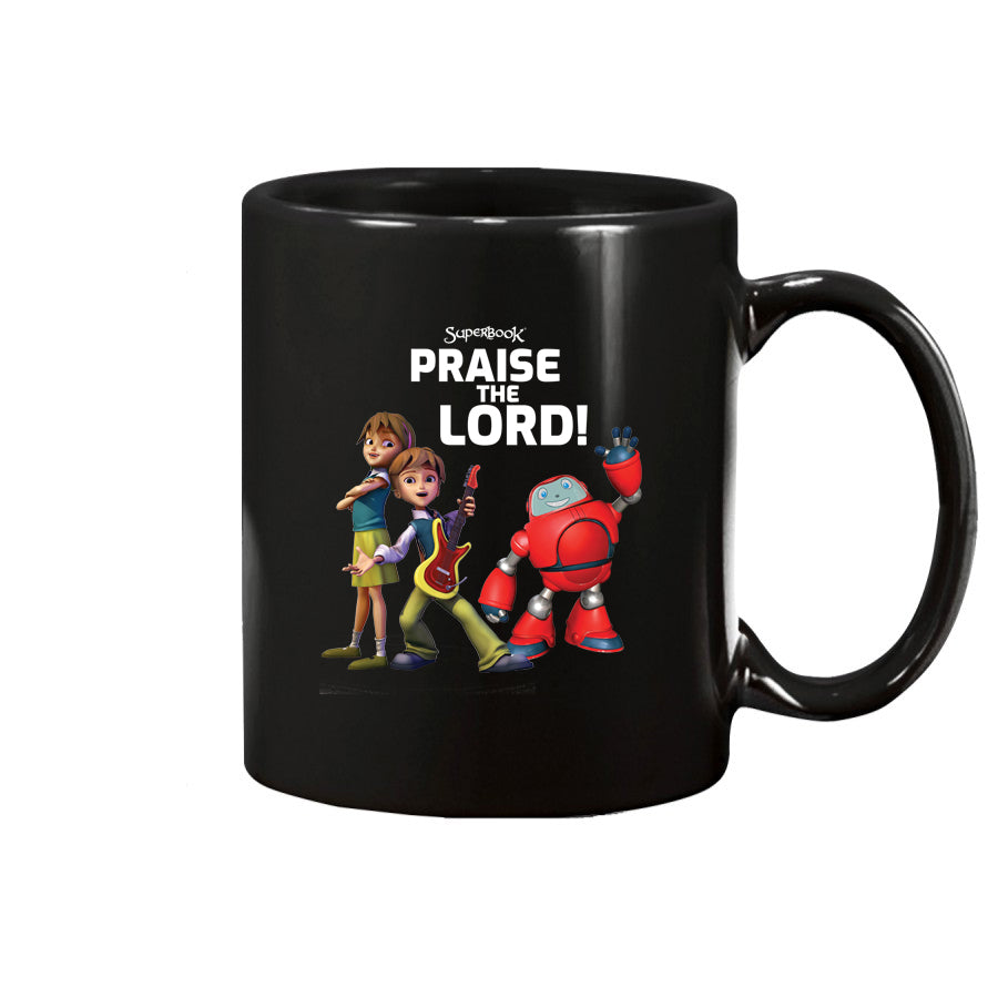Praise The Lord 11oz Black Ceramic Mug