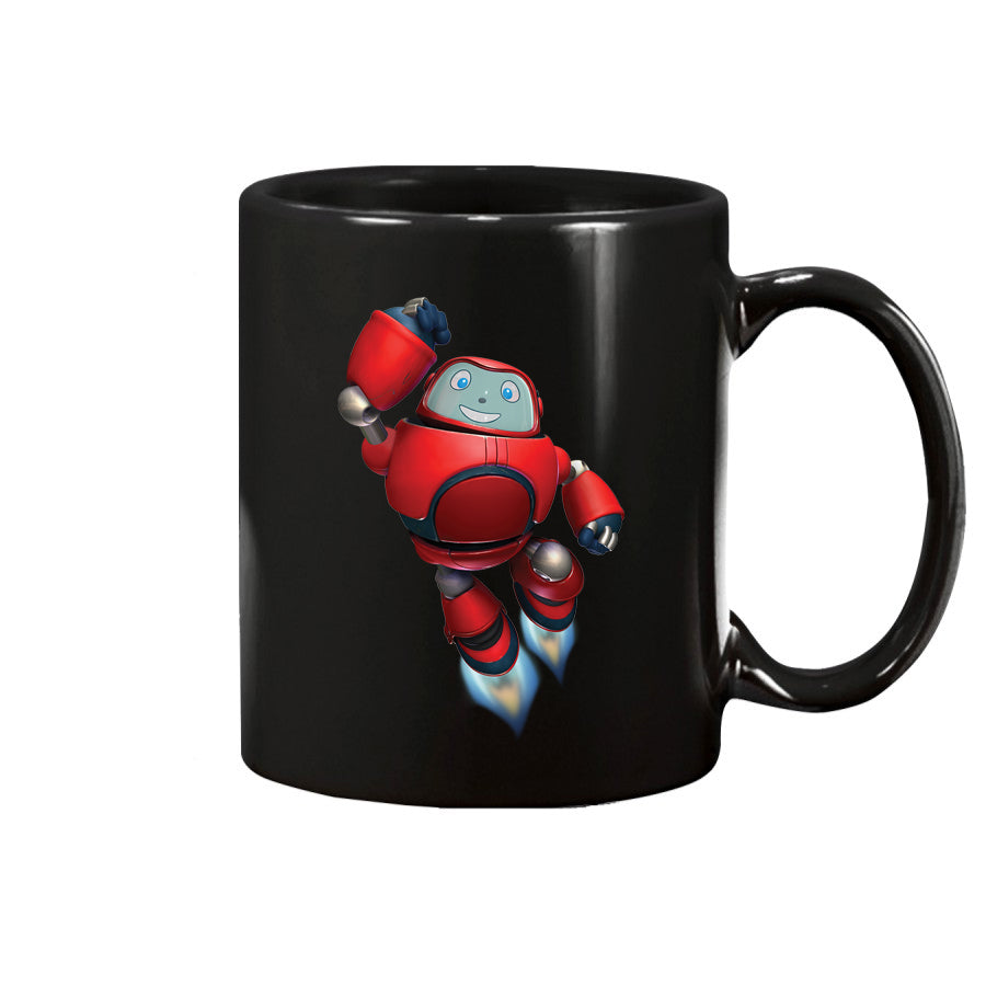 Gizmo Flying 11oz Black Ceramic Mug