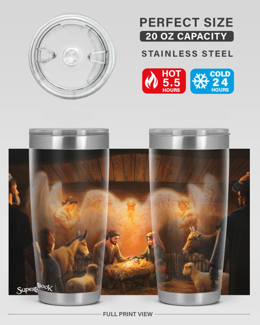 Superbook Jesus is Born - 20oz Tumbler
