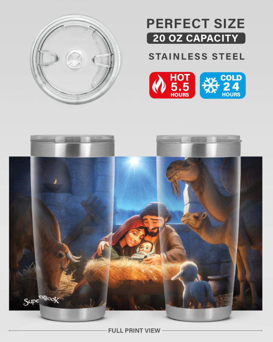 Superbook The First Christmas Manger Scene - 20oz Tumbler