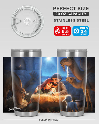 Superbook The First Christmas Manger Scene - 20oz Tumbler