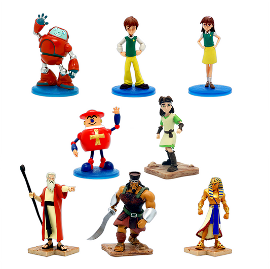 Superbook Complete Set of Collectible Figurines